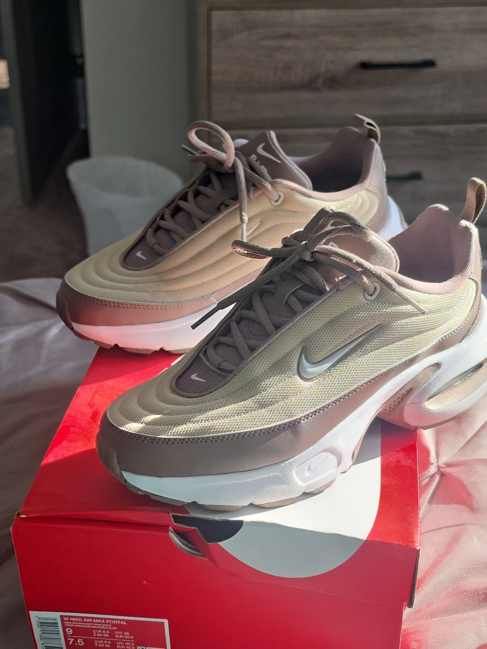 Nike Air Max Portal Women's Sneakers in Olive/Taupe